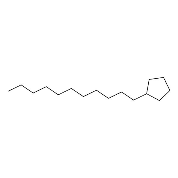 2D Structure of Undecylcyclopentane