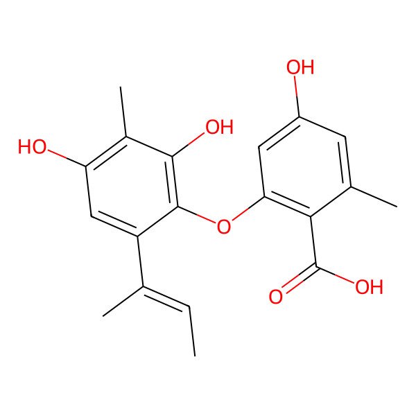 2D Structure of Unguinolic acid