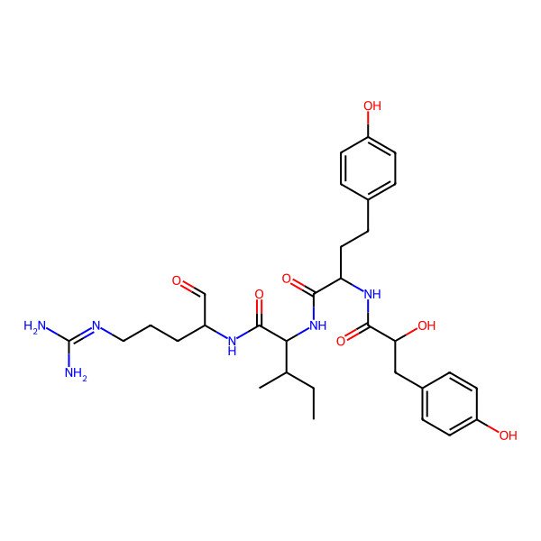 2D Structure of Unk-D-hTyr-D-Ile-DL-Arg-al