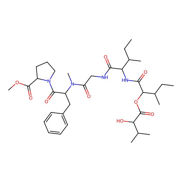 2D Structure of Unk-DL-xiIle-Gly-DL-N(Me)Phe-DL-Pro-OMe