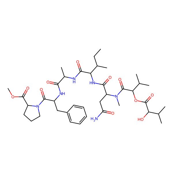 2D Structure of Unk-N(Me)Asn-Ile-Ala-Phe-Pro-OMe