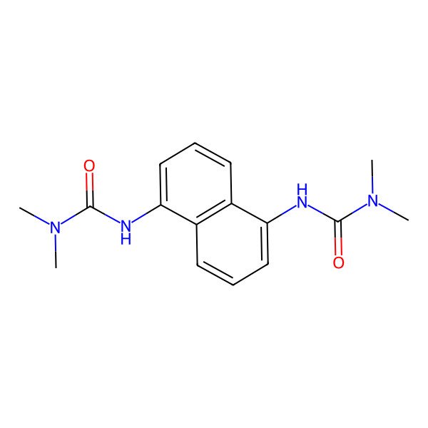 2D Structure of Urea, N,N''-1,5-naphthalenediylbis[N',N'-dimethyl-