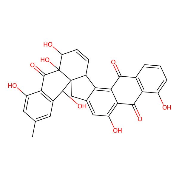 2D Structure of uredinorubellin II