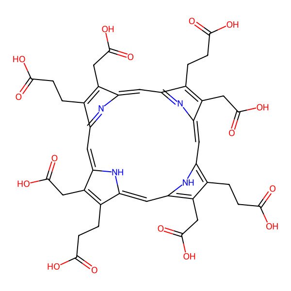 2D Structure of Uroporphyrin I