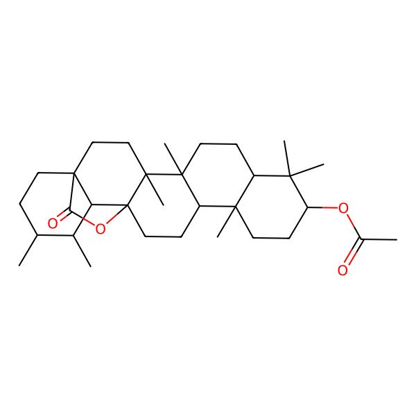 2D Structure of Ursolic Acid Lactone Acetate