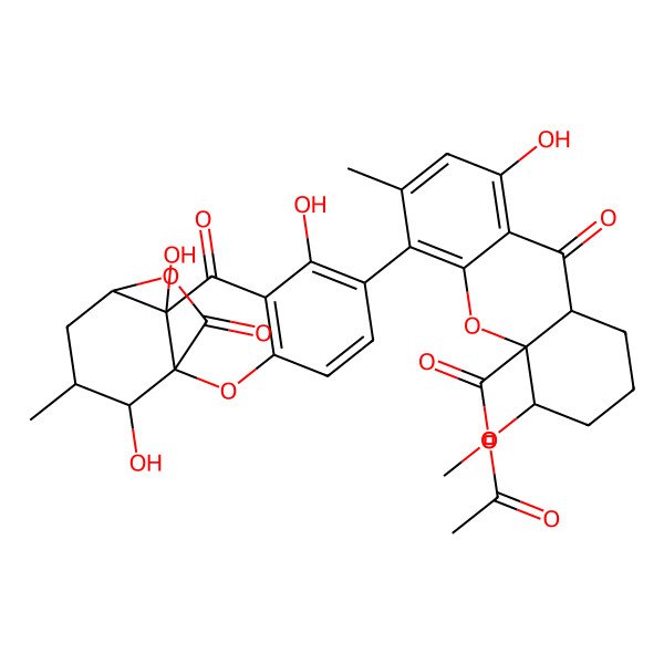 2D Structure of Usneaxanthone A