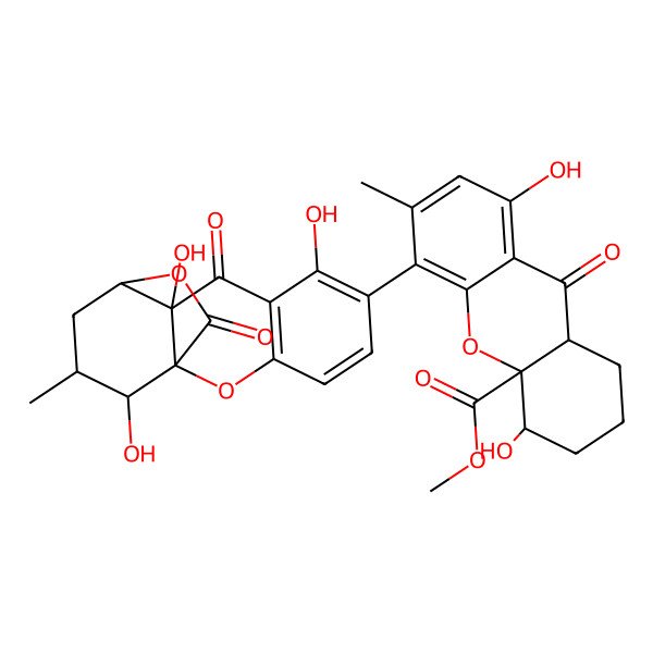 2D Structure of Usneaxanthone C