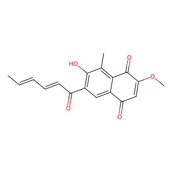 2D Structure of Ustinaphthalin