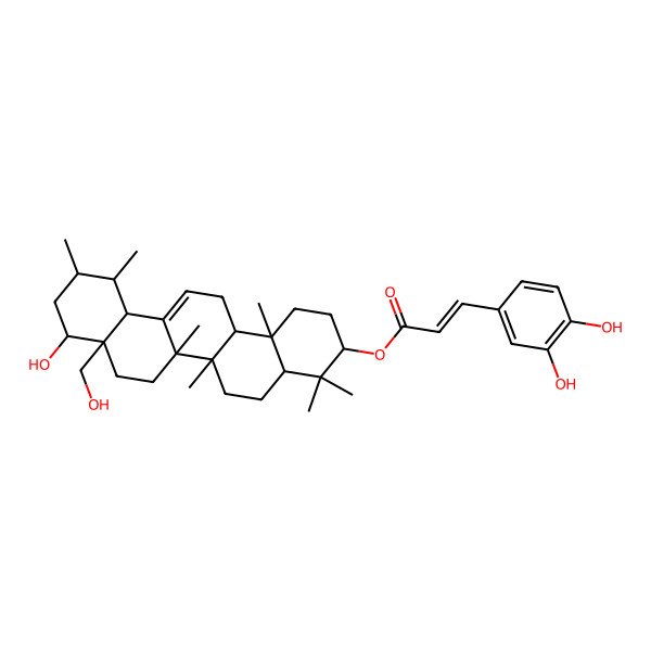 2D Structure of Uvaol-3beta-yl-caffeate