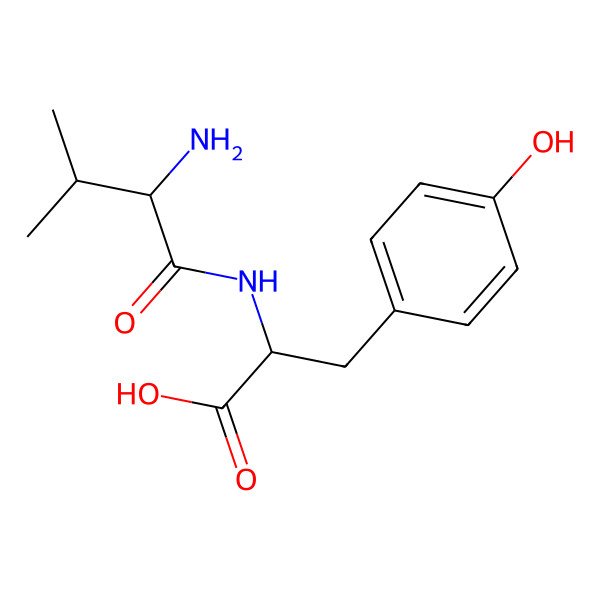 2D Structure of Val-Tyr