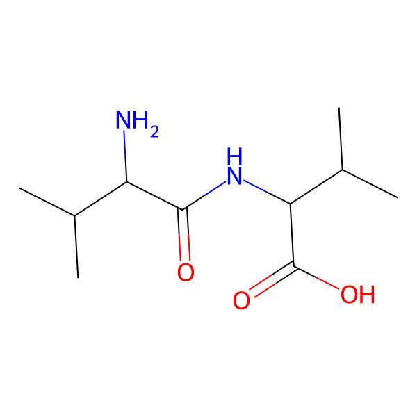 2D Structure of L-Valyl-L-valine