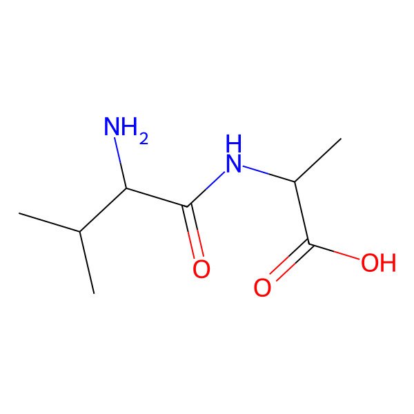 2D Structure of Val-Ala
