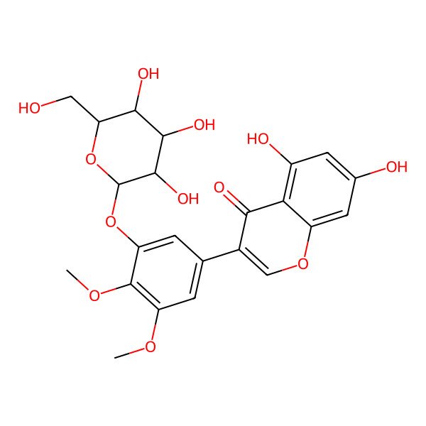 2D Structure of vavain 3'-O-beta-d-glucoside 2D Structure of vavain 3'-O-beta-d-glucoside