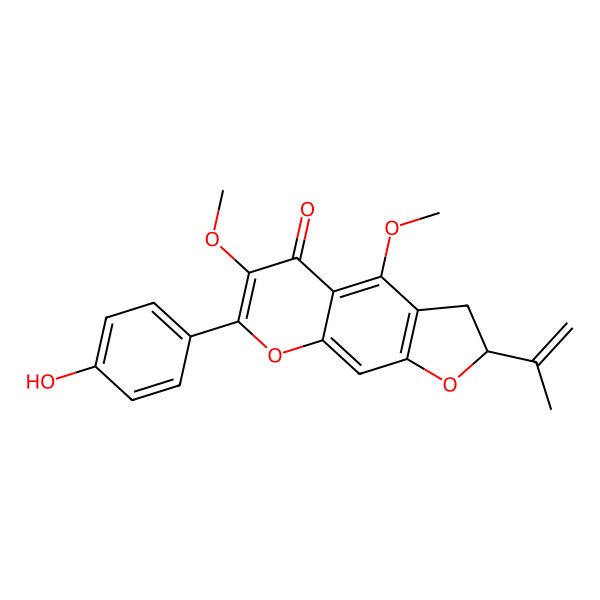2D Structure of Vellokaempferol 3,5-dimethyl ether