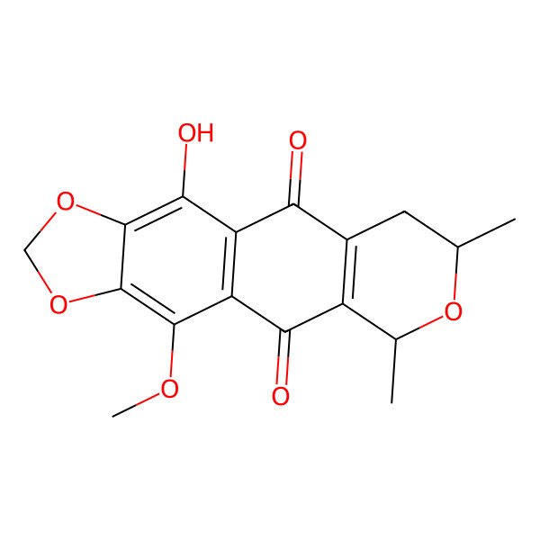 2D Structure of Ventiloquinone A