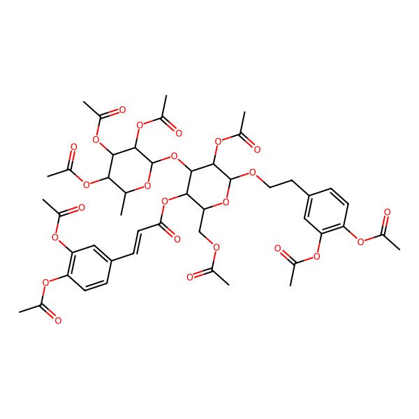 2D Structure of Verbascoside Nonaacetate 2D Structure of Verbascoside Nonaacetate