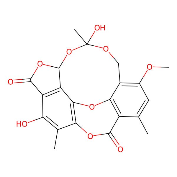 2D Structure of Verrucigeric acid