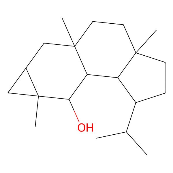2D Structure of Verrucosan-2beta-ol 2D Structure of Verrucosan-2beta-ol