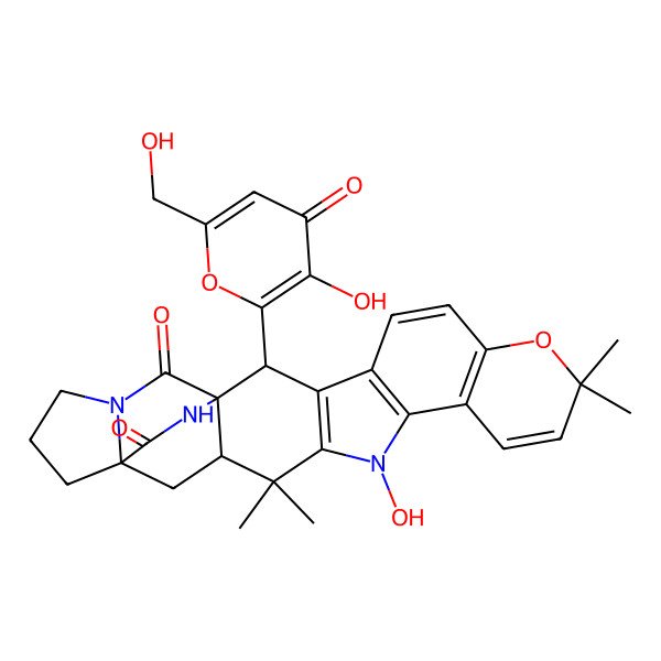 2D Structure of Versicoamid F
