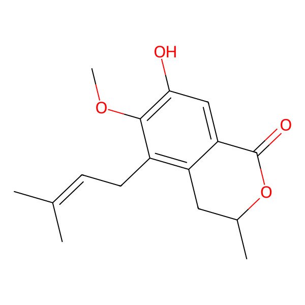 2D Structure of Versicoumarin C