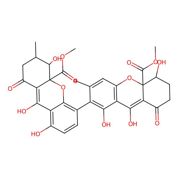 2D Structure of Versixanthone O