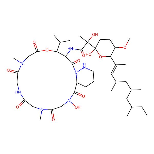 2D Structure of Verucopeptin