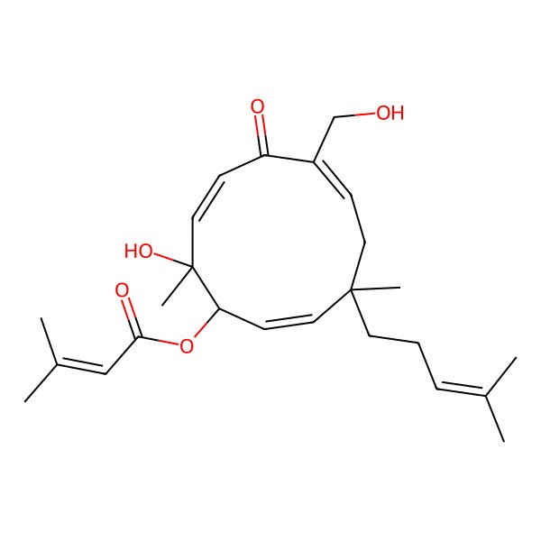 2D Structure of vibsanin B