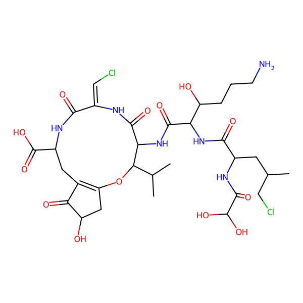 2D Structure of Victorin B