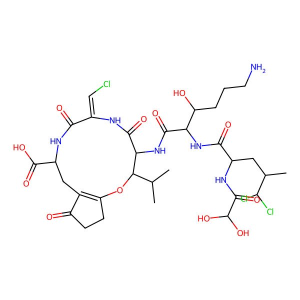 2D Structure of Victorin D