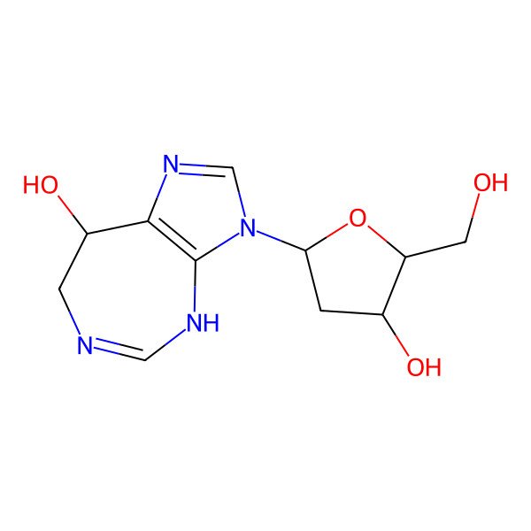 2D Structure of 2'-Deoxycoformycin