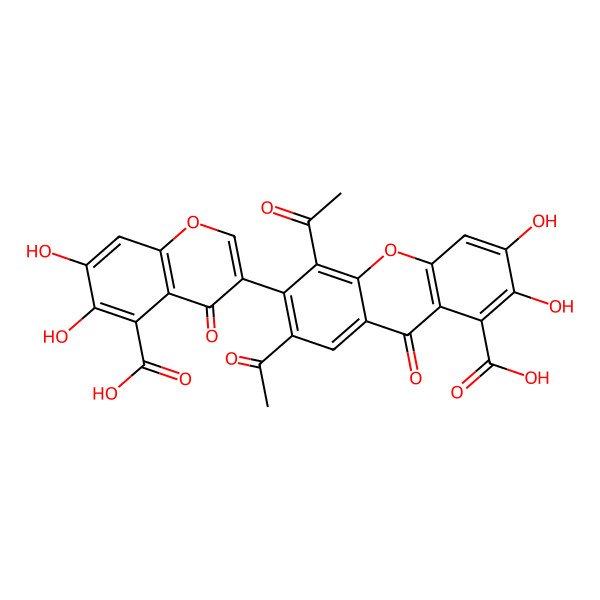2D Structure of Vinaxanthone