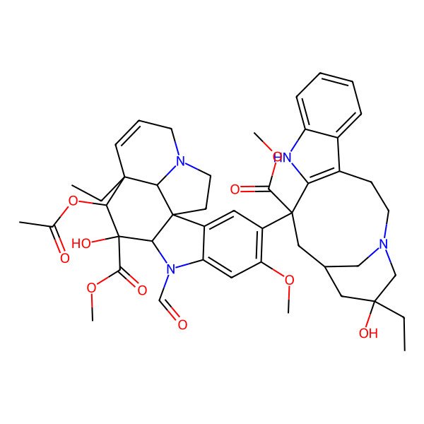2D Structure of Vincristine (free base)