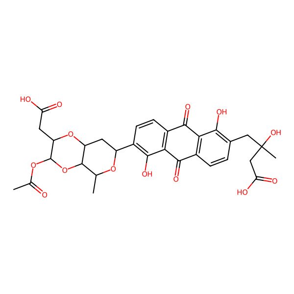 2D Structure of Vineomycin F