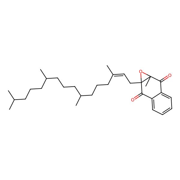 2D Structure of Vitamin K1 2,3-epoxide