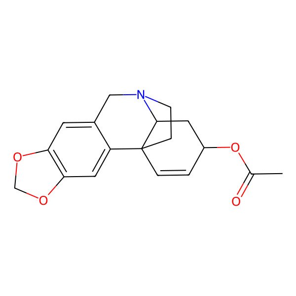2D Structure of Vittatine acetate
