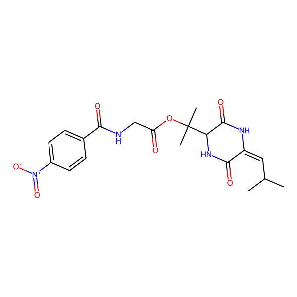 2D Structure of Waspergillamide A