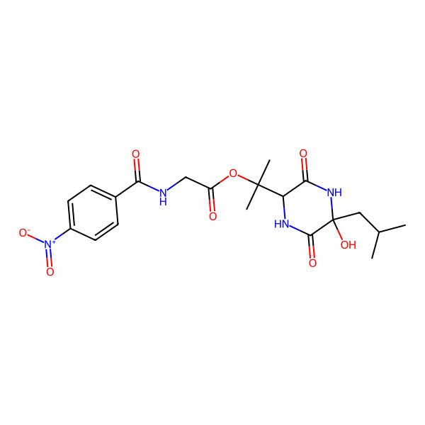 2D Structure of Waspergillamide B