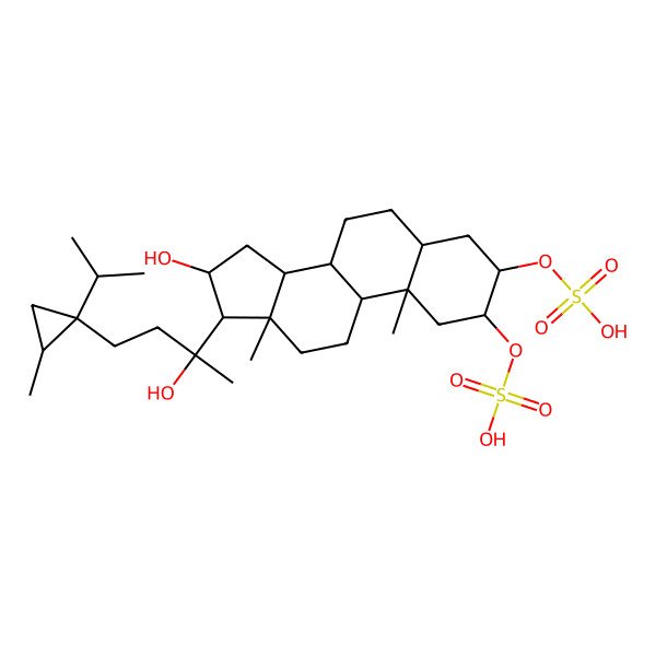 2D Structure of Weinbersterol disulfate A