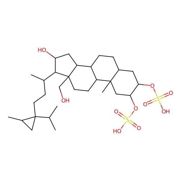 2D Structure of Weinbersterol disulfate B