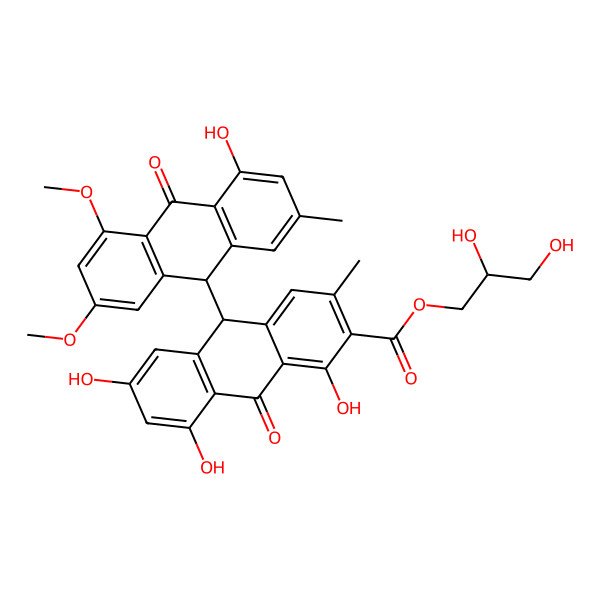 2D Structure of Wentibianthrone B