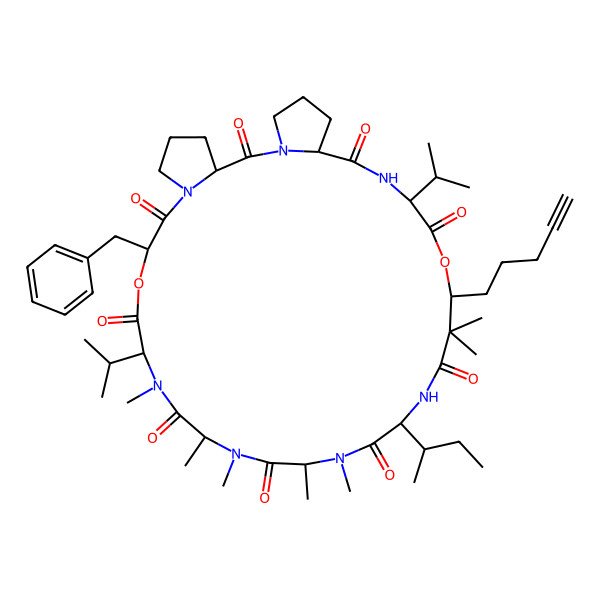 2D Structure of Wewakpeptin C