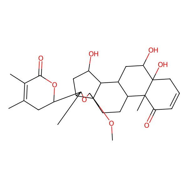 2D Structure of Withaphysalin S