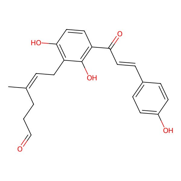 2D Structure of Xanthoangelol C 2D Structure of Xanthoangelol C