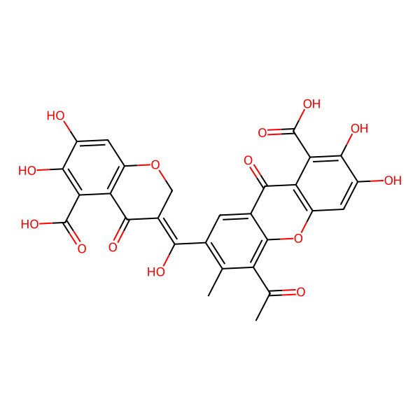 2D Structure of Xanthofulvin
