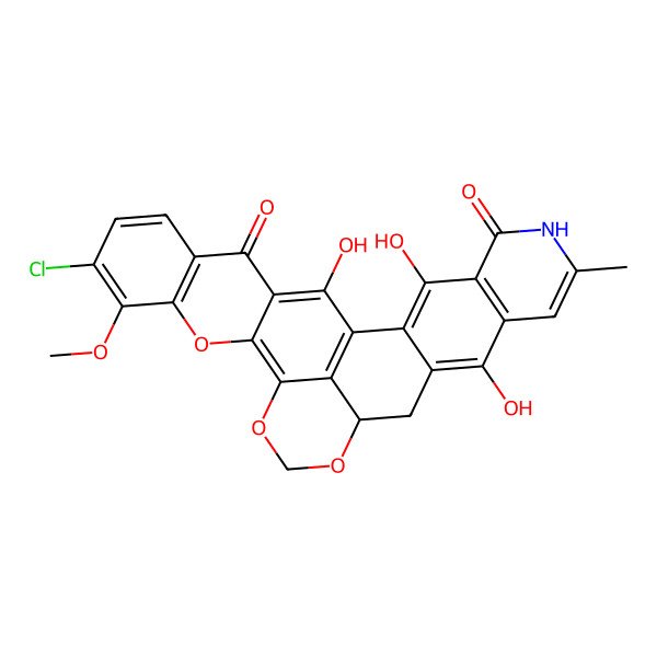 2D Structure of Xantholipin B