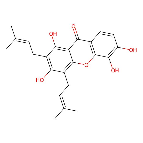 2D Structure of Xanthone V1a