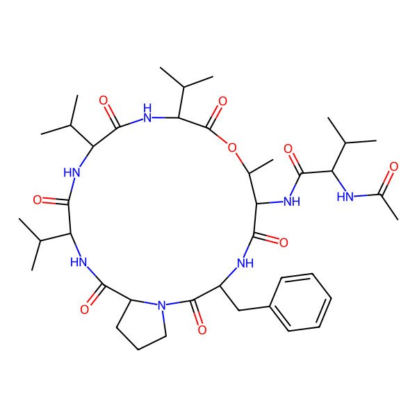 2D Structure of Xentrivalpeptide B