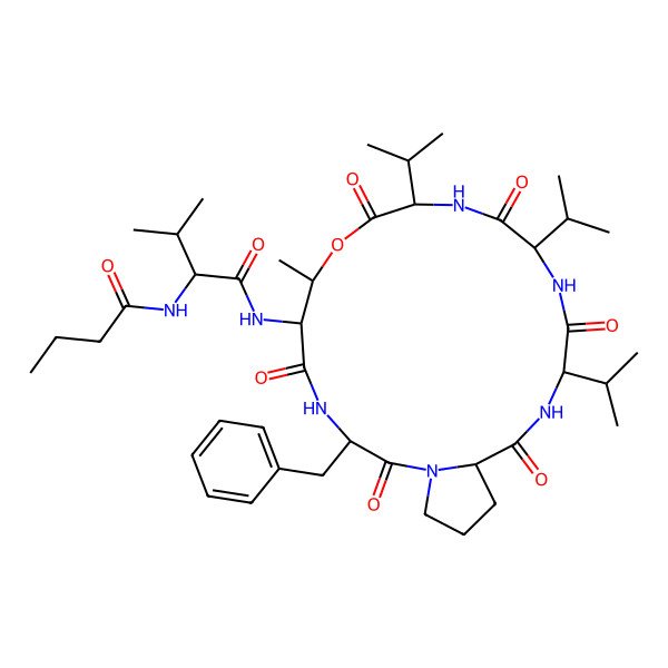 2D Structure of Xentrivalpeptide D