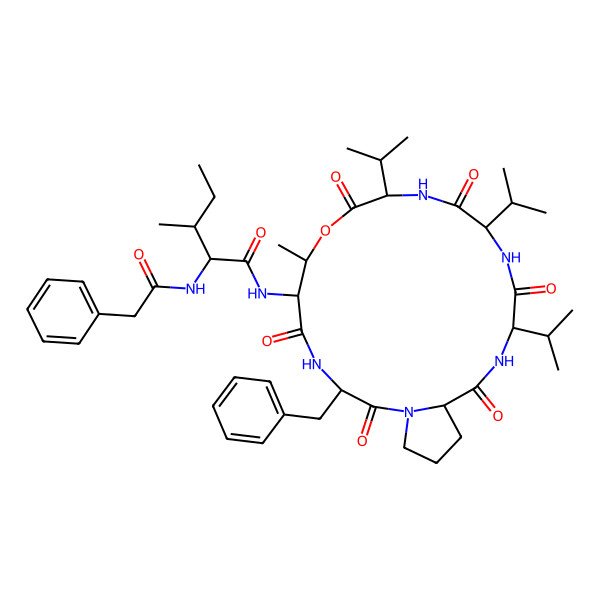 2D Structure of Xentrivalpeptide I