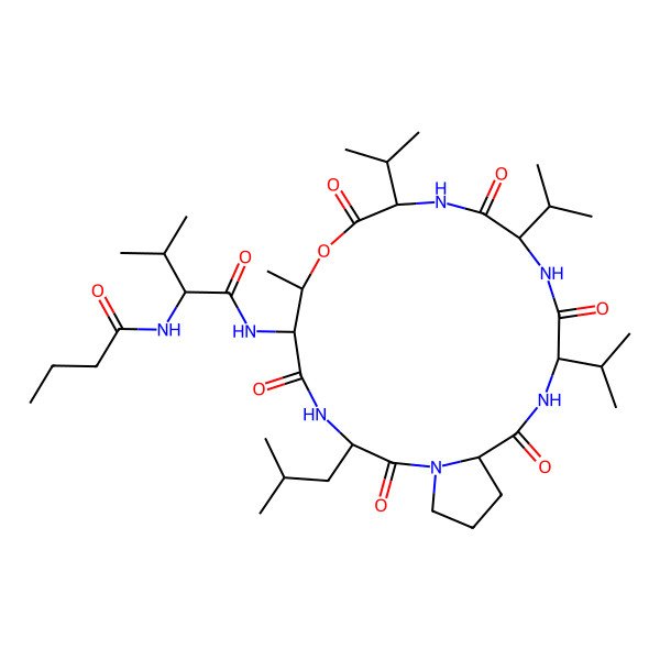 2D Structure of Xentrivalpeptide J